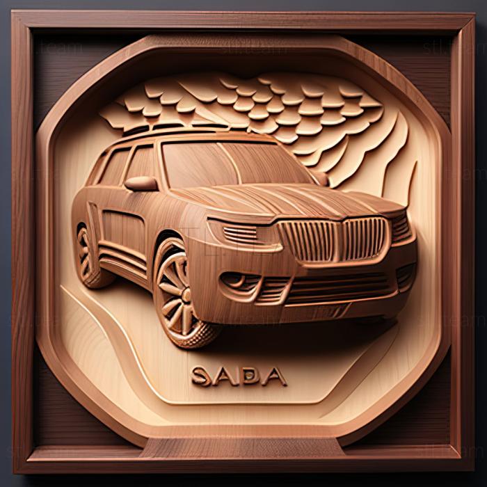 3D модель Saab 9 4X (STL)